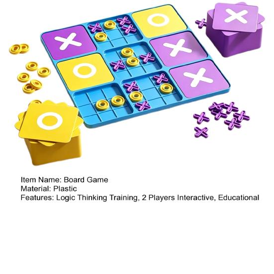 Gioco da Tavolo Educativo per Bambini, Allenamento del Pensiero Logico Gioco Interattivo a Scacchi per 2 Giocatori, Classico Gioco Strategico da Tavolo per Riunioni di Famiglia