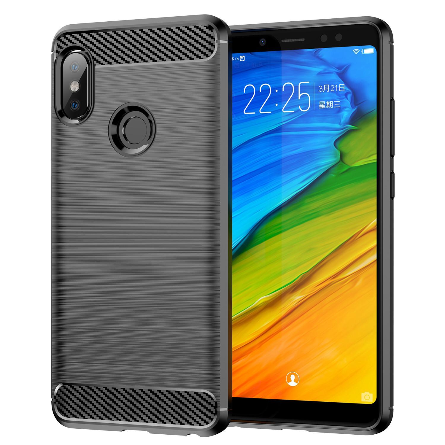 

Для Redmi Note 5 Pro Note5 Мягкий силиконовый чехол задняя крышка для xaomi redmi note5 pro note5pro Противоударные матовые защитные чехлы For Redmi Note5 Pro чёрный