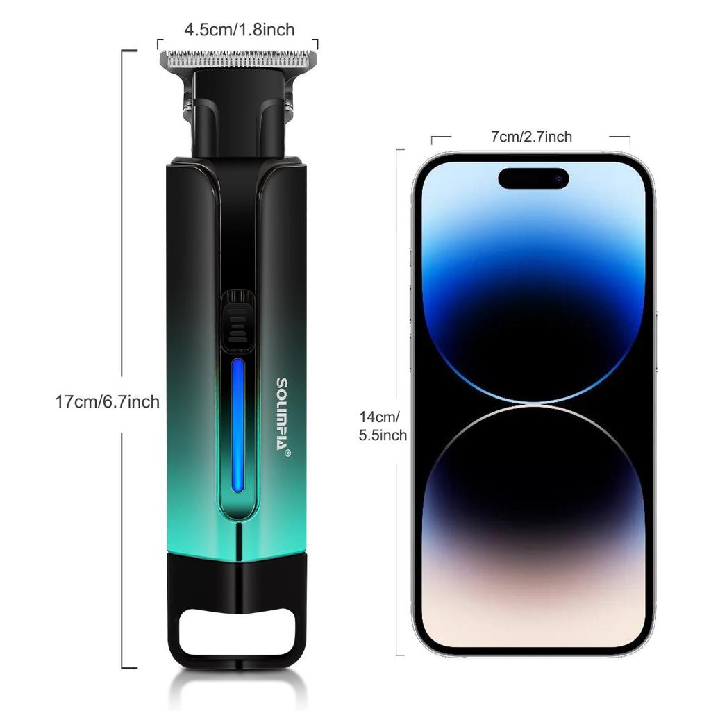 T Trimmer Electric Hair Clippers Corded Hair Trimmer for Men Rechargeable Beard Trimmer Cordless Clippers for Home Use