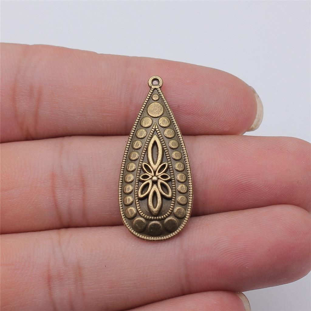 Berloques Pingentes Ondulados Gota de Água Espiral Materiais de Joalheria Infantil QC135