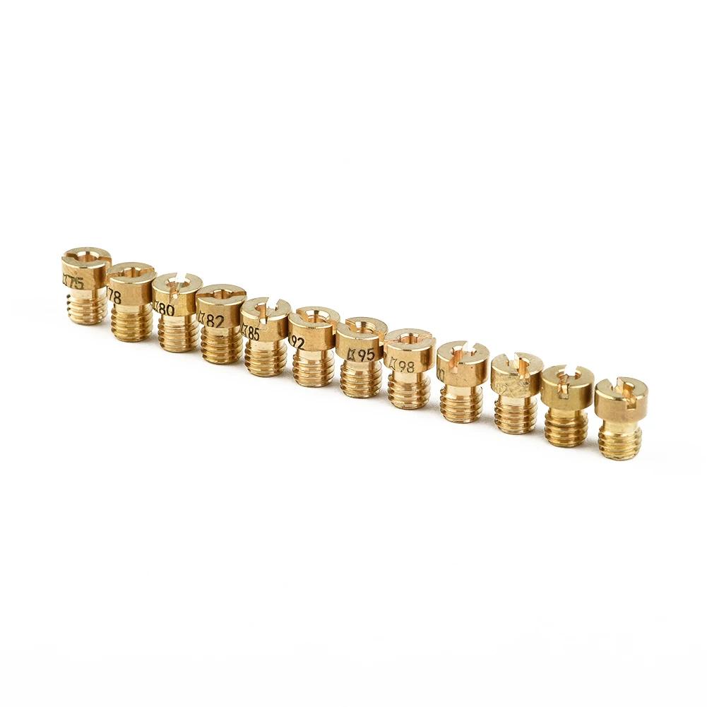 Îmbunătățiți Alimentarea cu Combustibil pentru Cursă cu Kit 12 Buc Duze Principale Carburator 75 102 Pentru Carburatorul de Cursă Dellorto PHBG ADDS