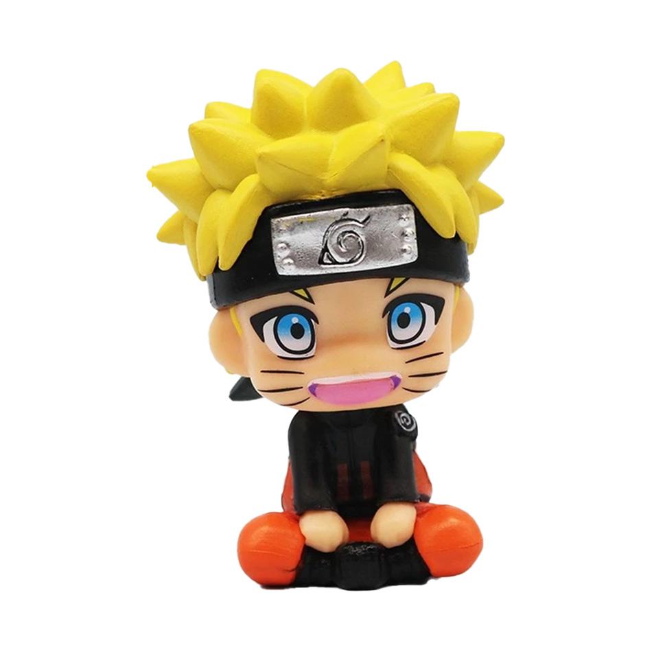 Anime-Figur Naruto Kakashi Actionfigur Q Version Kawaii Sasuke Itachi Figur Autodekoration Sammlerstück Weihnachtsgeschenk