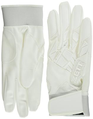 ZETT Neo Status Batting High School Baseball Rules White Size BG798HS Gloves, Ambidextrous, Compliant, (1100), L,