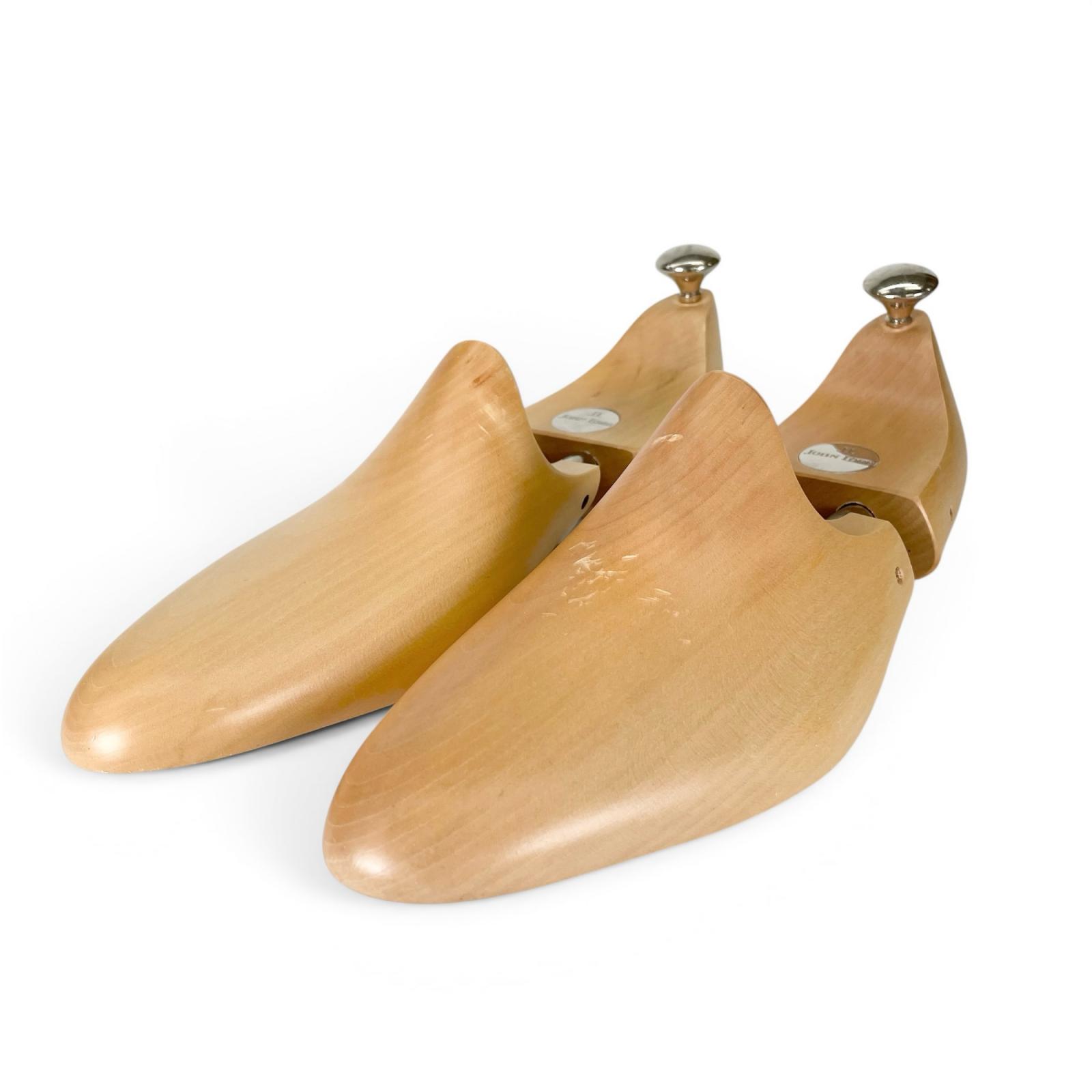 Excellent John Lobb Shoe tree Shoe trees with logo natural wooden mens Used