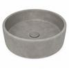 Architectural Concrete Countertop Washbasin with a Stopper - Aquaterris