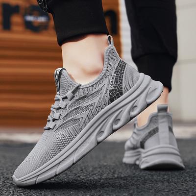 Men's Shoes Summer New Low-top Dad Shoes Fly-woven Mesh Breathable Casual Sports Shoes Young and Young Students Running Shoes