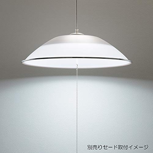 OHM Electric LED Pendant Light (Shade Sold Separately), 8-Tatami Size, 3-Level Dimming, Daylight, LT-Y40D8G-RP, 06-3878