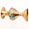 Pure Brass Flower Vase Set of Two (33.02 Cm ,Multicolor)
