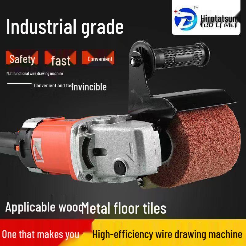 Hot Selling Stainless Steel Handheld Electric Polisher: Rust Remover & Mirror Surface Metal/Wood Wire Drawing Machine