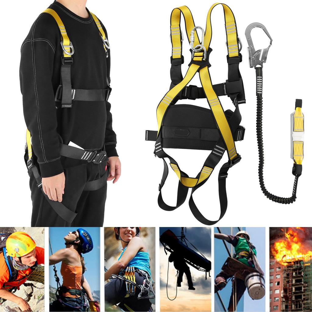 Outdoor Full Body Safety Harness Fall Protection High Altitude Operation Safety Harness