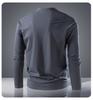 [Heavy Milan Cotton] Four In One Button Chinese Style Men's T-shirt Long Sleeve Spring and Autumn