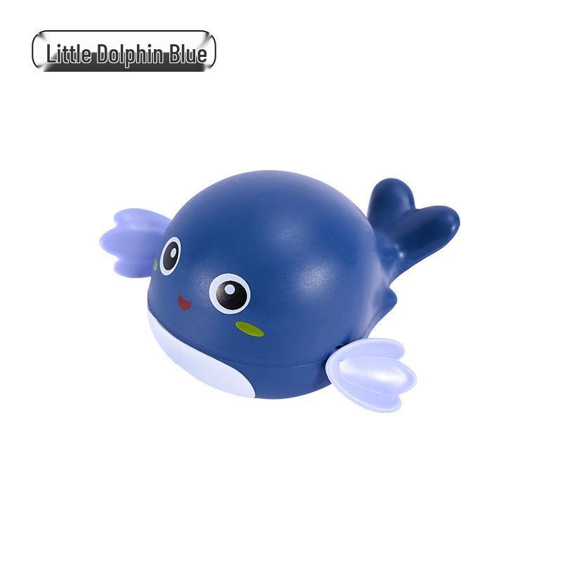 Baby Bath Toy Set: Wind-Up Dolphin & Turtle