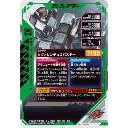 SC05-005 Kamen Rider Valen Chocodon Form LR