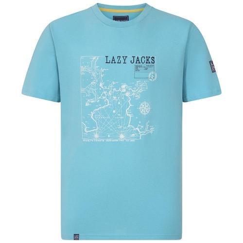 Lazy Jacks Mens Printed Cotton T-Shirt