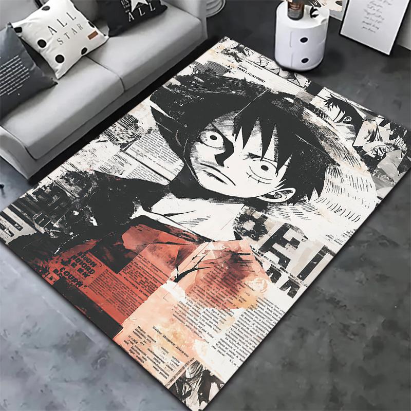 One Piece Monkey D Luffy Carpet Rug For Living Room Bedroom Home Sofa Decoration Kids Play Nonslip Floor Mat