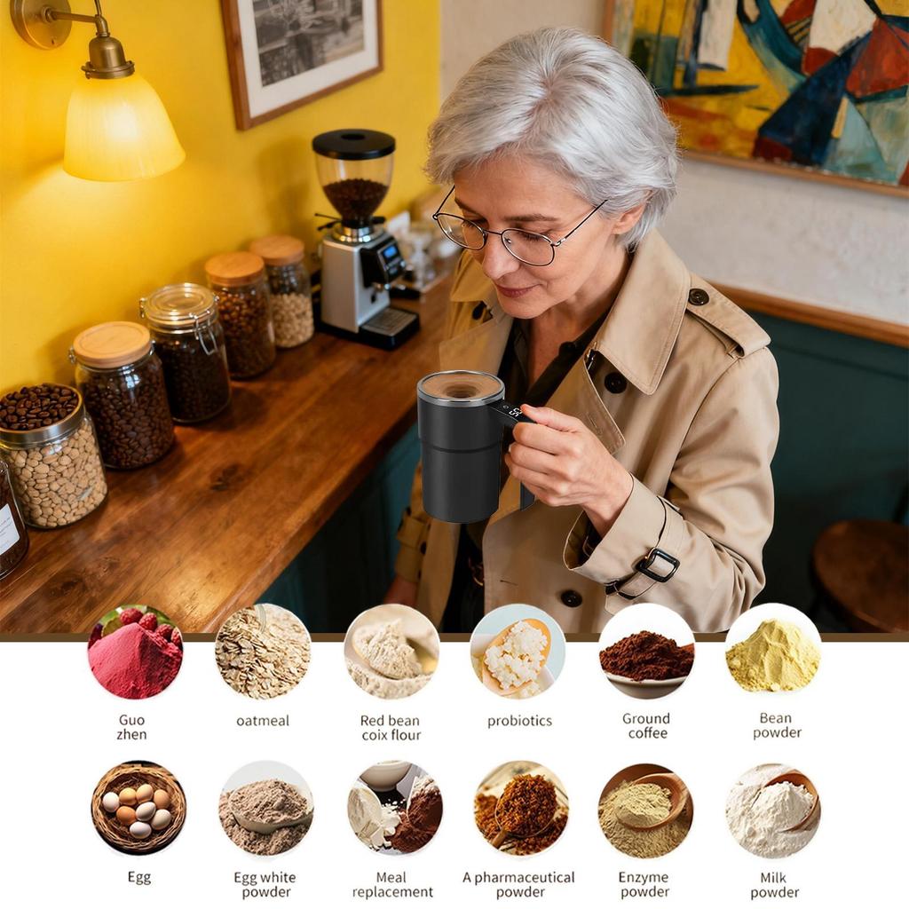 Self Stirring Mug Automatic Mixing Coffee Cup 380ml Heat Resistant Coffee Mug Hot Chocolate Cocoa Drinkware for Home Office