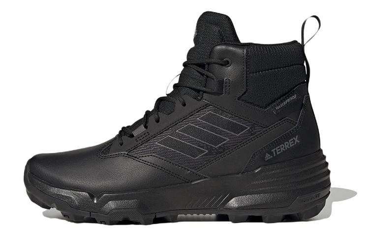 Terrex Unity Adidas Leather Mid RainRDY Black Grey GZ3325 42 13470₽