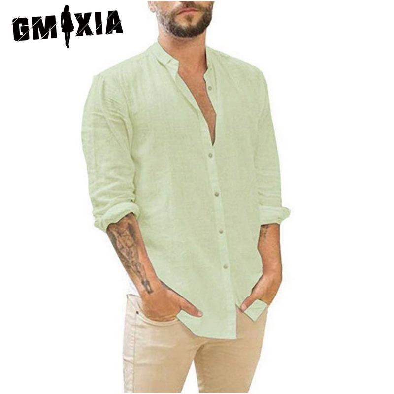 

Хлопковая футболка с длинным рукавом GMXIA, мужская модная свободная футболка с принтом «Сострадательная» XXXXXL светло-зеленый