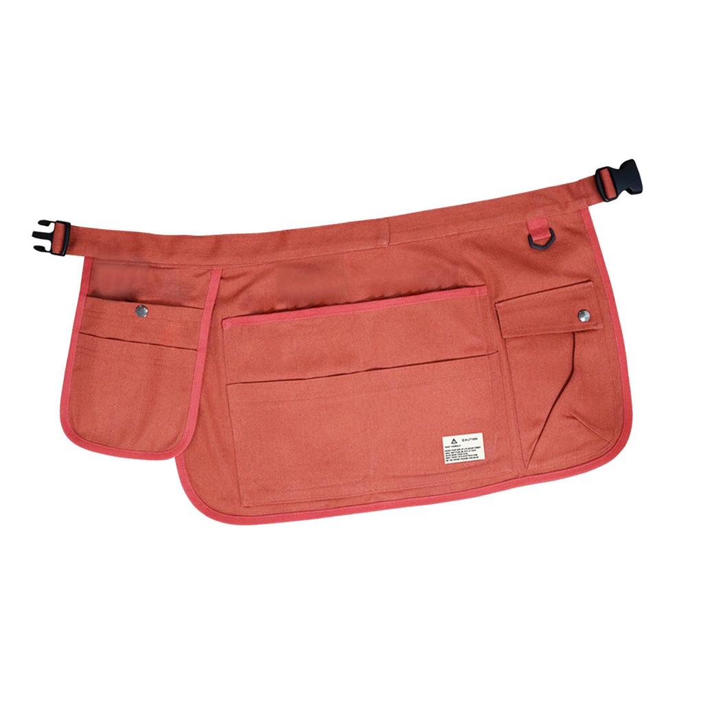 Half Length Apron Tool Belt Adjustable Durable Portable Gardening Apron for