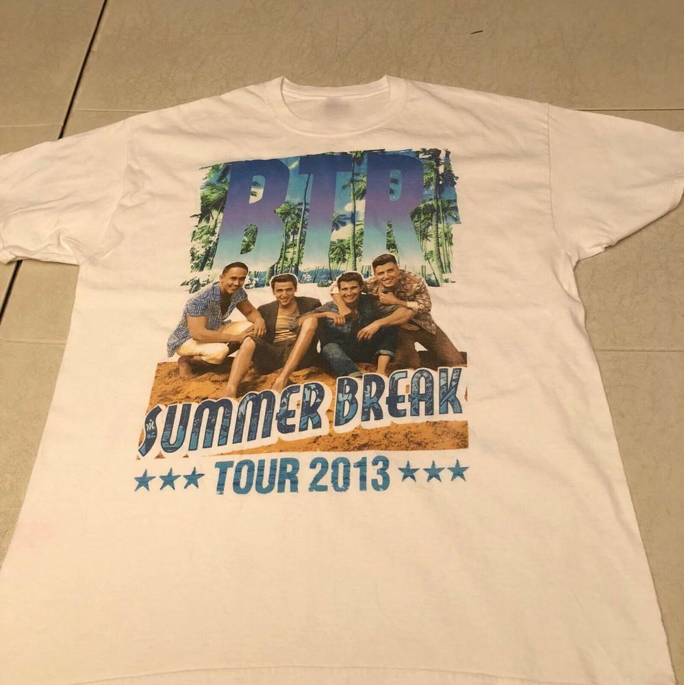 

Vintage Big Time Rush Summer Tour 2013 Cotton White All Size Unisex Shirt Unisex T-Shirt XXXXL