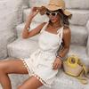 Women's Summer Romper Sleeveless Loose Linen Mini One Piece Jumpsuit Beach Outfits Travel Vacation Clothes