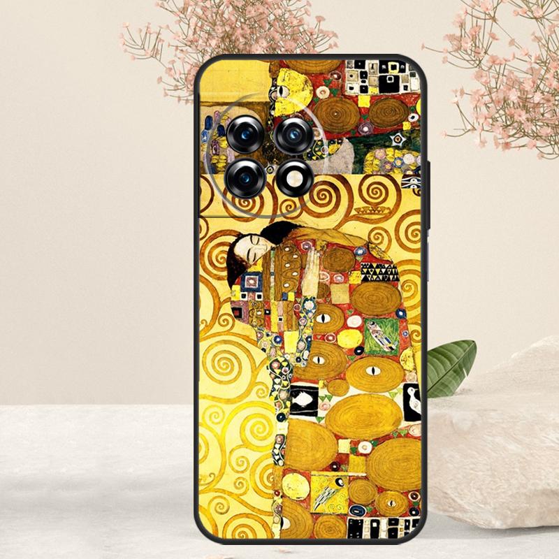 Starry Night Klimt Kiss Case For OnePlus 15 13 12 11 13T 13R 12R 15R 10T 8T 10 Pro Nord 5 CE 4 3 2 Lite N20 N30 Cover