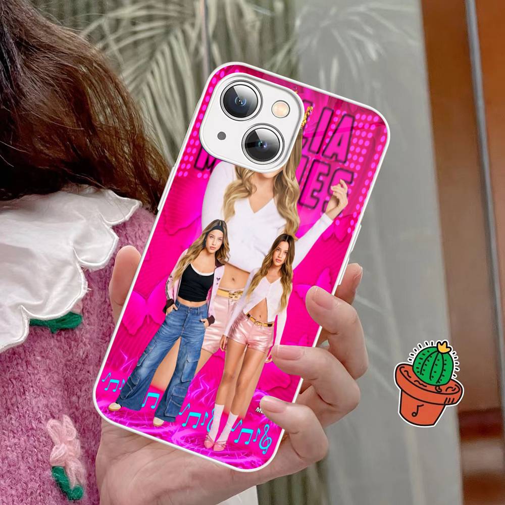 

Emilia Mernes Mp3 Phone Case Tempered Glass For iphone 14 13 12 11 Pro Mini XS MAX 14Plus X XS XR Fundas iphone 13