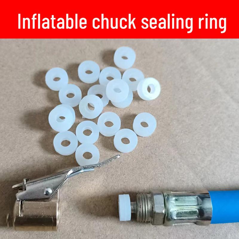 

Манометр для шин з надувним пристроєм та м якою насадкою-качкою Pressure gauge nozzle gasket [5 pieces]