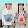 Childrens Schoolbag Capybara Plush Toy Backpack Cartoon Outdoor Backpack Snack