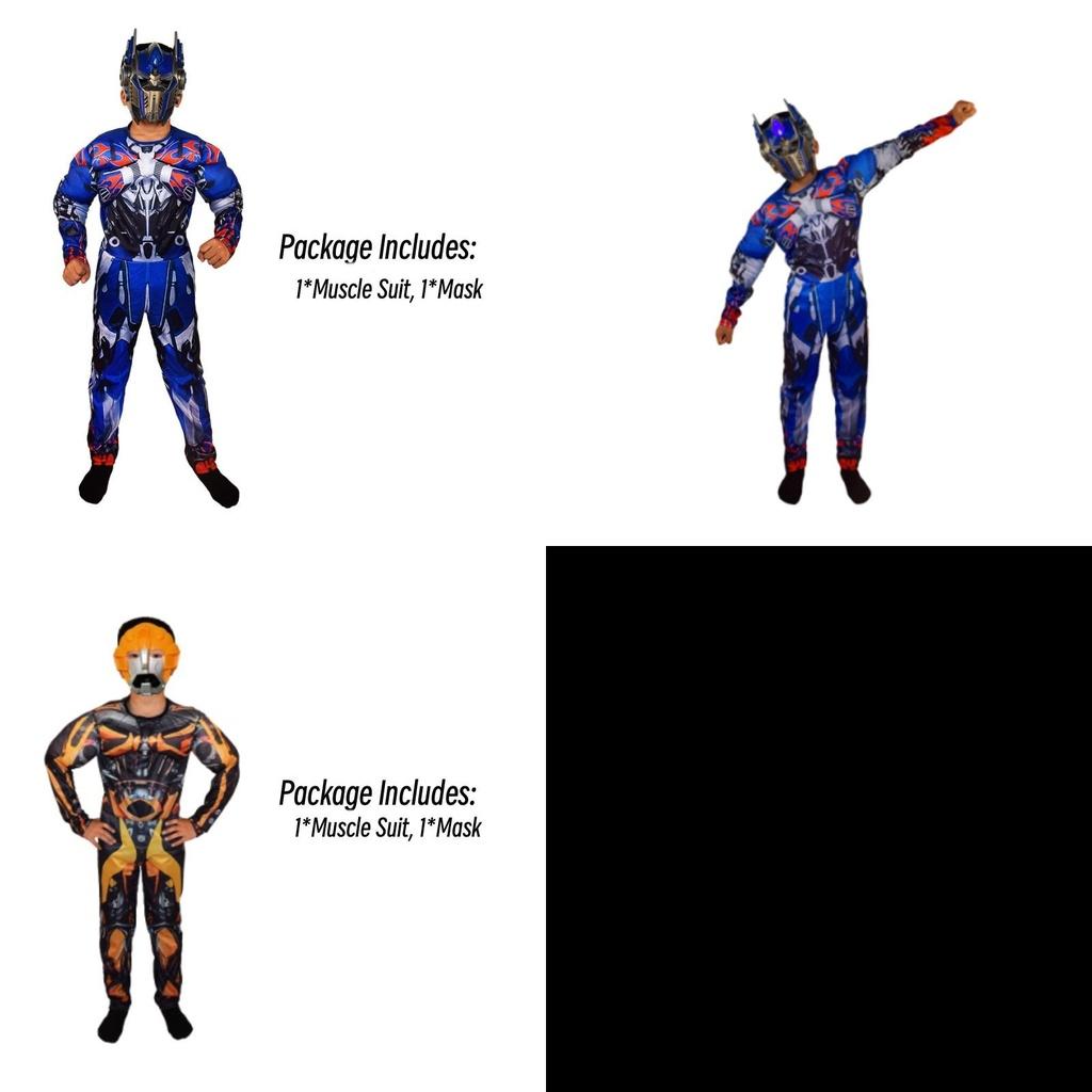Transform Into A Hero With Our Kids' Bumblebee And Optimus Prime Costume