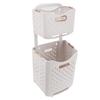 Rolling Laundry Basket On Wheels Collapsible Laundry Sorter Organizer Collapsible Hanging Laundry