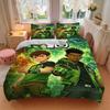 Ben 10 Alien Force Print 3Pcs Bedding Setduvet Cover With 2 Bedropillowcase Home Birthday Gift