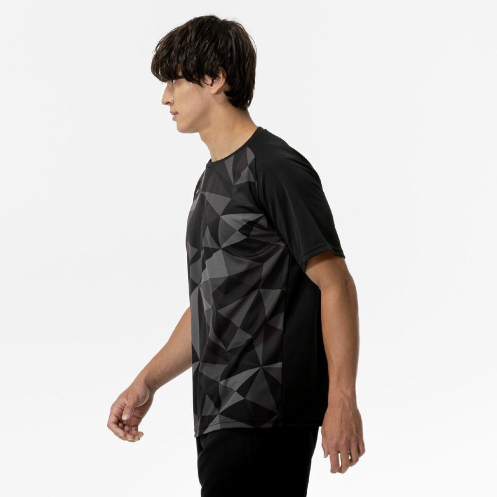 Tennis and Badminton Game Dynamotion Perfect for Club Size 62JAC021 Shirt, Moisture-Wicking, Quick-Drying, Fit, Activities, Unisex, Black, S,