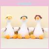Charming White Goose Plush Toy Keychain Soft Duck Doll Backpack Decoration