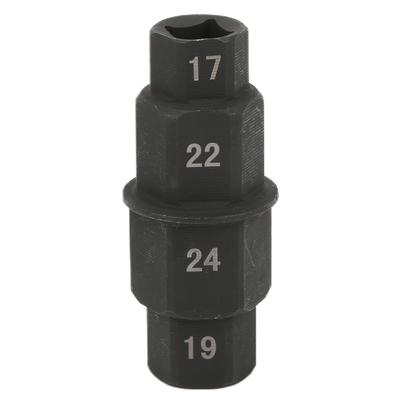 Motorrad Hex Achse Werkzeug 17192224mm Vorderrad Hub Spindel Buchse Adapter Ersatz für