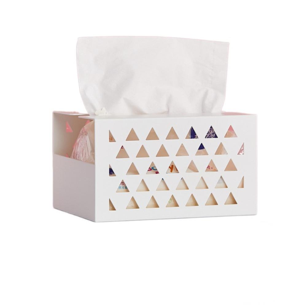 

Многофункциональный магнитный держатель для салфеток Кухонный органайзер Диспенсер для салфеток Бытовой S белый