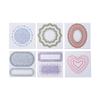 45pcs Tearable Border Craft Paper Pre-cut Detachable Borders In Various Styles High-Quality for Journal Decoration Scrapbooking