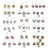 DIY Diamond Art Keychains Handmade Point Drill Key Ring Diamond Mosaic Kit Double Sided Special Shaped Drill Lady Bag Pendant