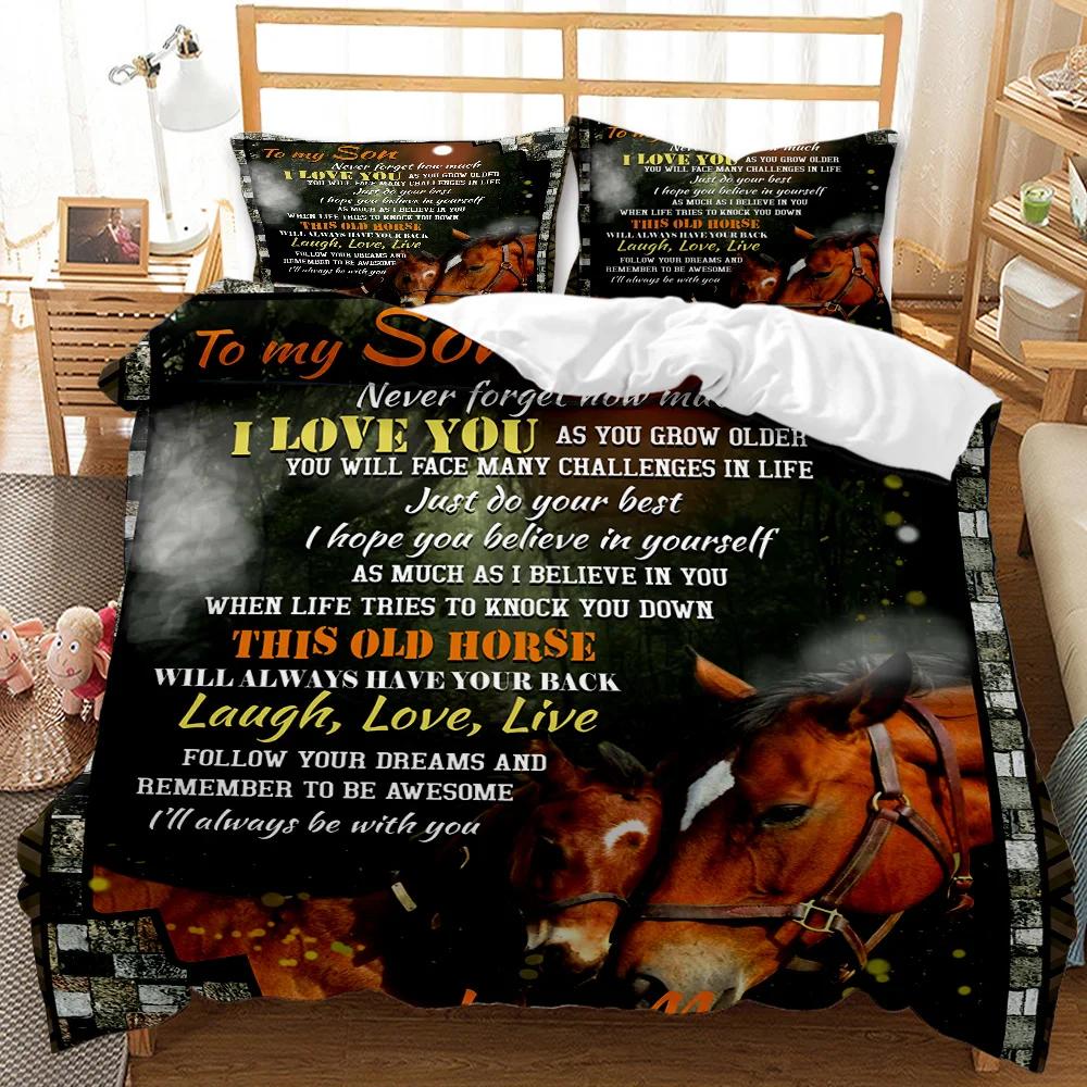 Letter Duvet Cover Set Love Vows Letter To Lover Letter Twin Bedding Set Couple Gift Lover Queen King Size Polyester Quilt Cover