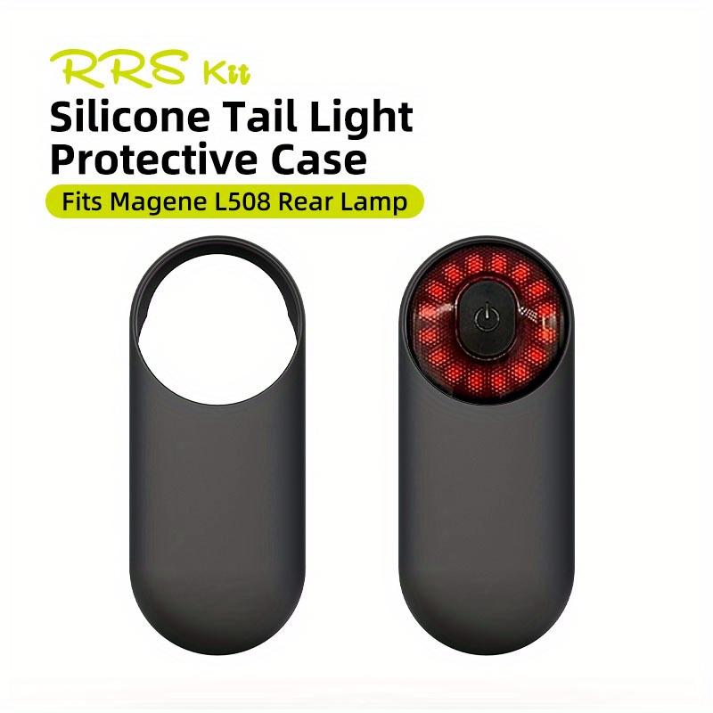 Magene L508 Tail Light Brake Induction Night Riding High Brightness Safety Warning Light Silicone Protective Case
