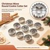 Stainless Steel Christmas Cookie Cutter Gingerbread Man Snowflake Star Shape Biscuit Mold Diy Cake Pastry Baking Making Tools