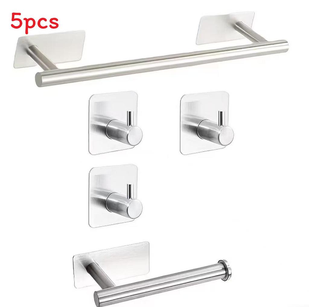 Stainless Steel Heavy Duty Adhesive Hook With Removable Design For Home Organization