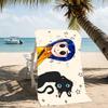 Beach Towel with Coraline Pattern - Soft,absorbent,machine Washable Lightweight&Modern,swimming,Travel Essentials
