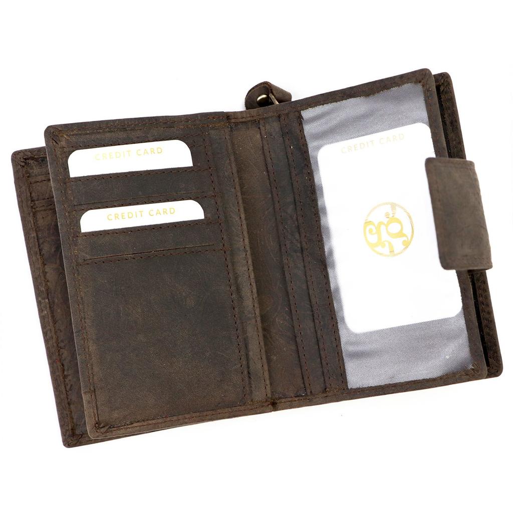 Leder Damen Portemonnaie Gregorio BD02 D09