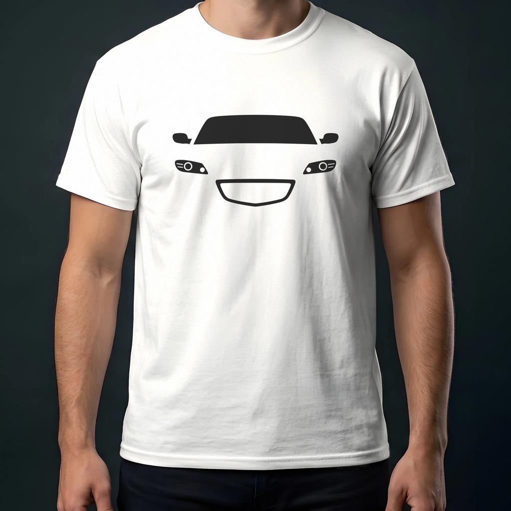 RX-8 2004-2011 Front View Car Silhouette T-Shirt Unisex Graphic Tee Gift