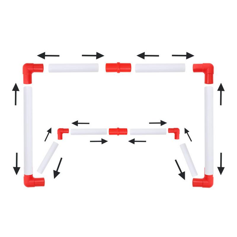 New DIYS Children Sport Portable Children Football Soccer Goal Net With Ball Pump Kids Mini Football Gate Toy Sport