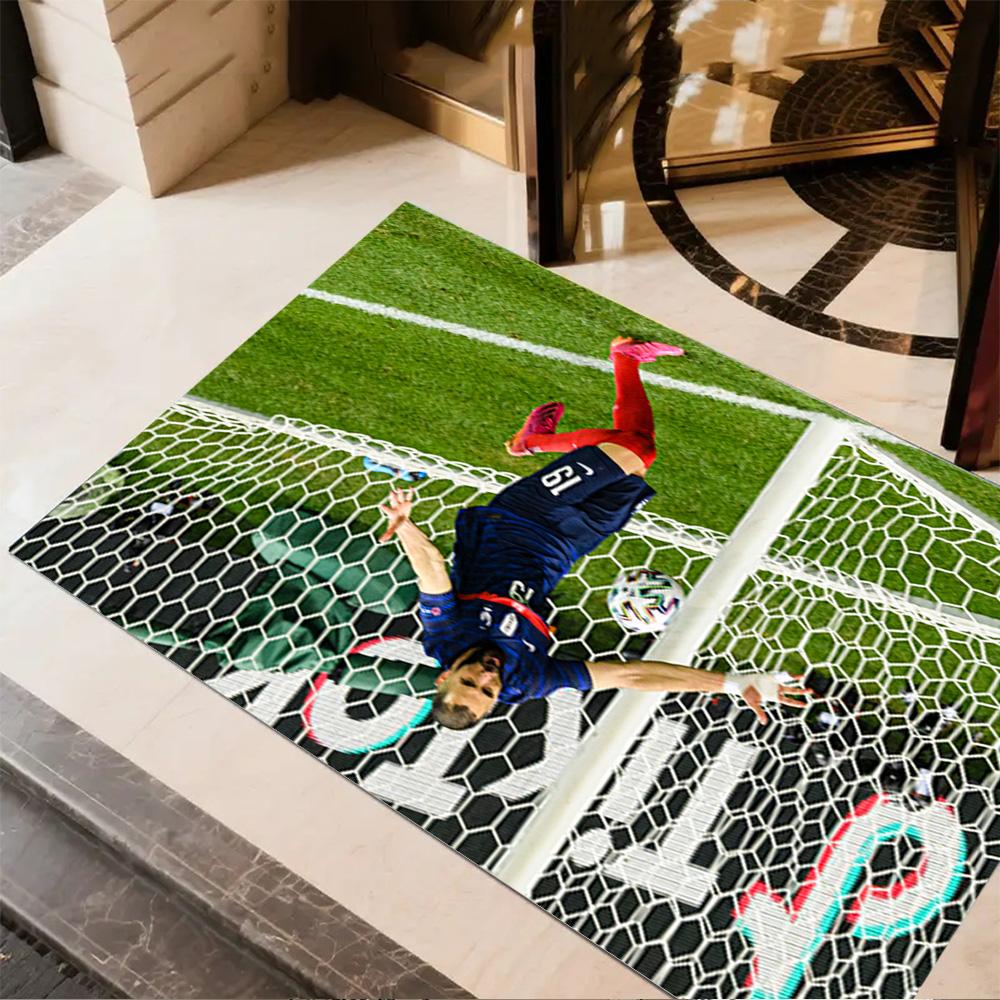 Brazilian Footballer Victory. Carpet Design for Hallway Kitchen Outdoor Dormitory Antislip Carpet Office home decor Perfect Gift for Women/Men