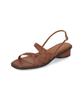 Elcanto Intense Women'S Cross Slim Strap Low Heel Sandals 3Cm Lcww06I626
