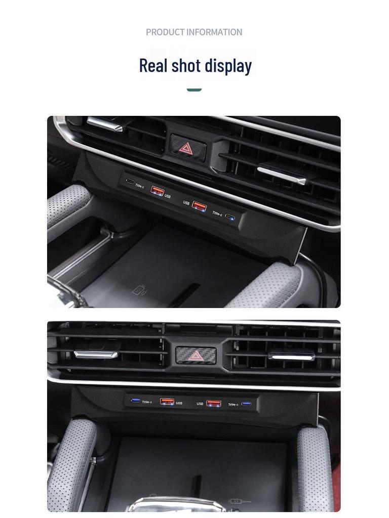 Jetour Traveler Central Control USB Expansion Dock for 23 Car Models