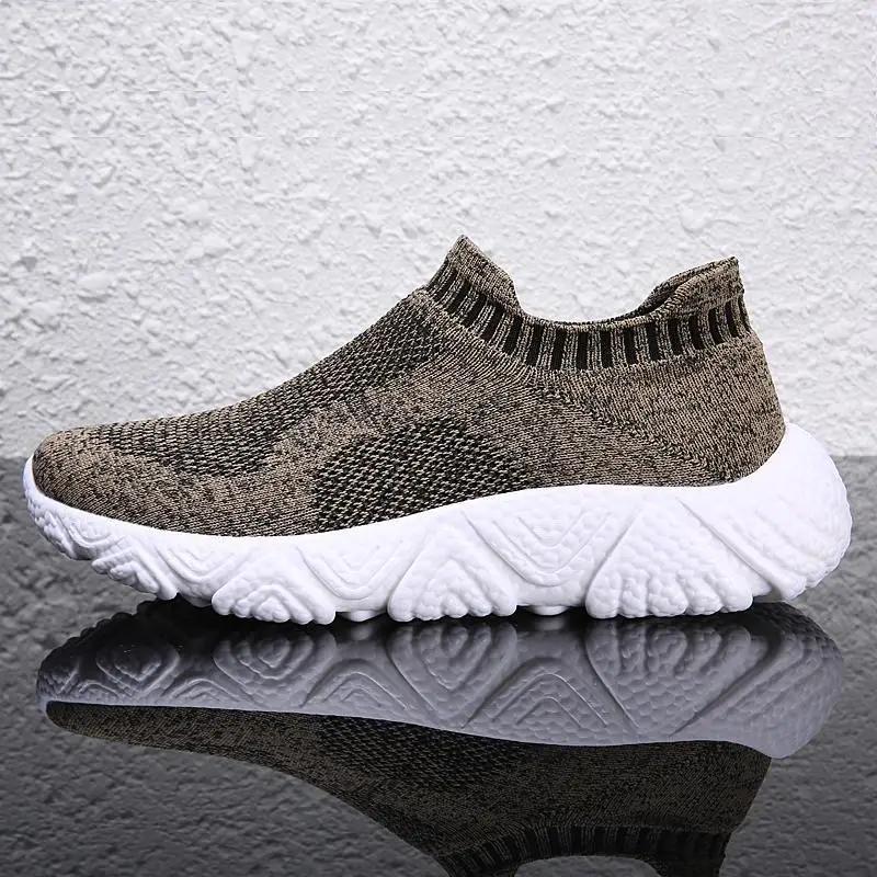 Spring Autumn Classic Men's Shoes New Ultra Lightweight Soft Soled Sports Shoes Fashion Mesh Breathable Casual Shoes Sneakers
